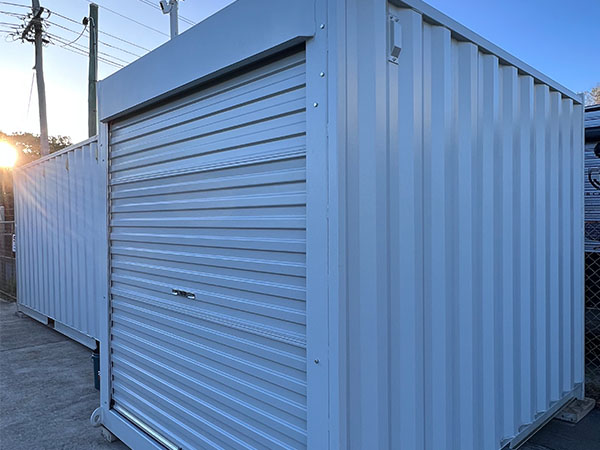 10ft storage container exterior