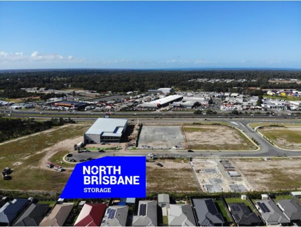 aerial map of North Brisbane Storage Facility showing proximity to highway